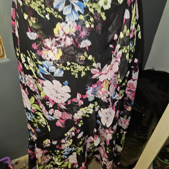 Eyeshadow Womans Spaghetti Strap Floral Dress Size S - Picture 7 of 14